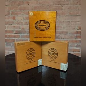 Ashton | Wooden Cigar Boxes - Brown